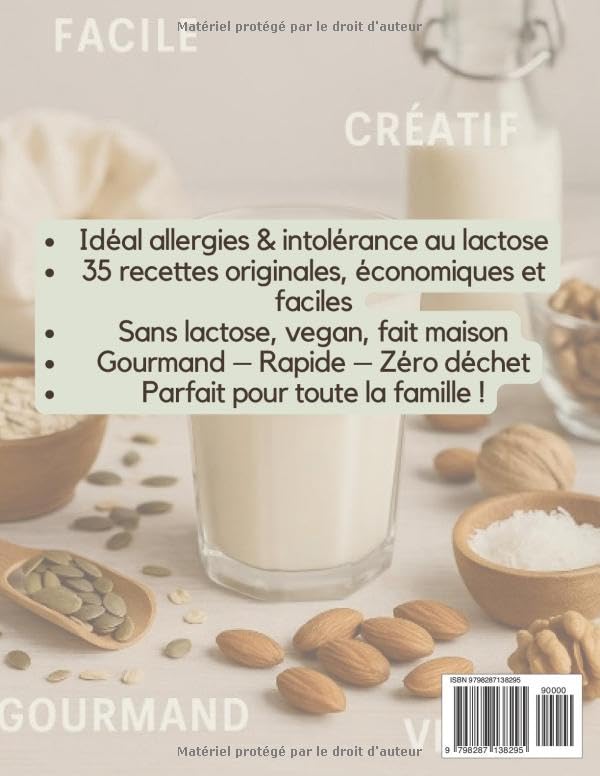 Livre de recette Lait végétaux