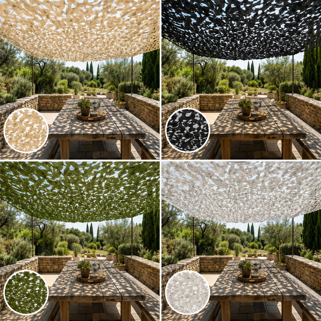 Red de sombra, vela de sombra o pérgola: ¿cuál elegir para tu terraza?