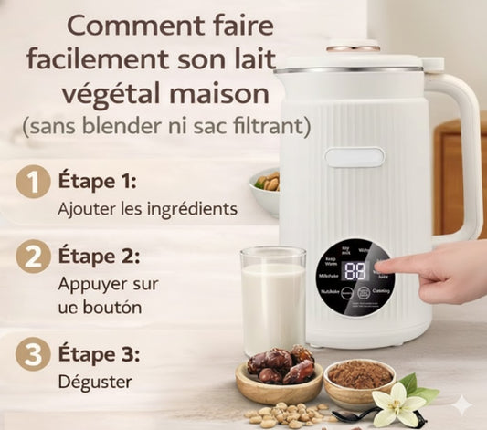 Comment faire facilement son lait végétal maison (sans blender ni sac filtrant)
