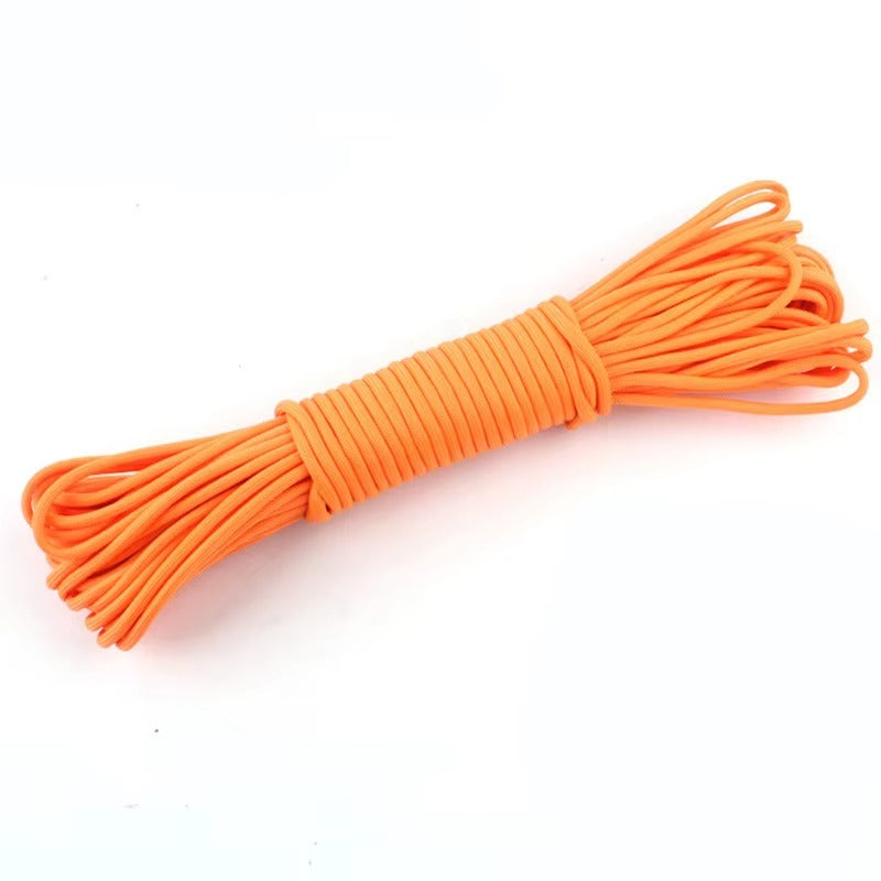 Cuerda de sujeción trenzada de poliéster para redes de camuflaje - 4 colores