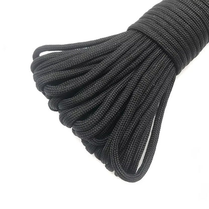 Cuerda de sujeción trenzada de poliéster para redes de camuflaje - 4 colores