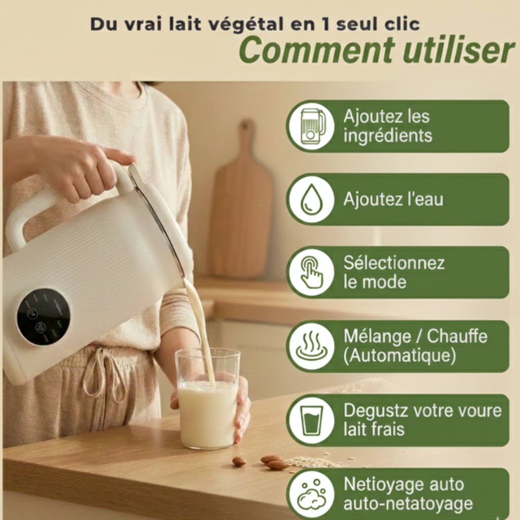 Auméa - Machine à lait végétal 8 en 1