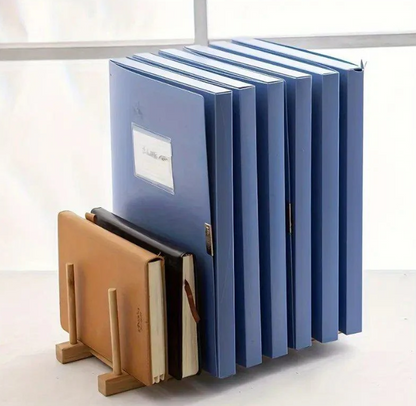 Organisateur de livres en bambou